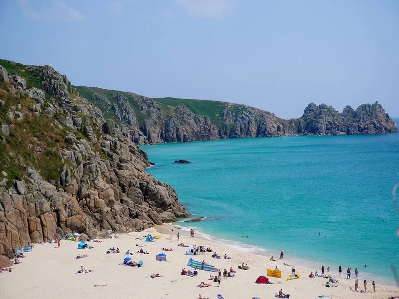 Porthcurno Beach